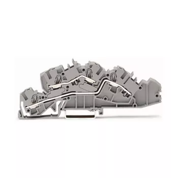WAGO 2005-7642 genomgångsklämma, 4 mm², 32 A, 400 V, grå, CAGE CLAMP