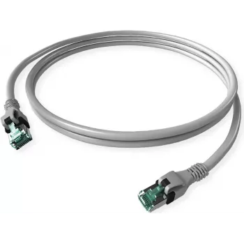 ZVK GMBH DualBoot Cat.6A S/FTP Push-Pull-patchkabel, grå, 7,5 m