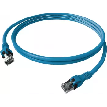 EasyLan saCon DualBoot patchkabel S/FTP blå 2,00 m Cat.6A – FTP – SFTP