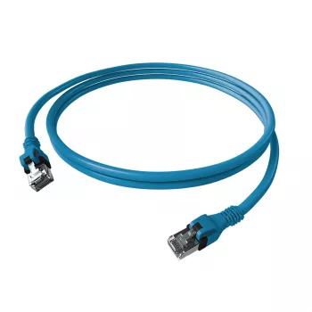 EasyLan saCon DualBoot patchkabel S/FTP blå 2,00 m Cat.6A – FTP – SFTP