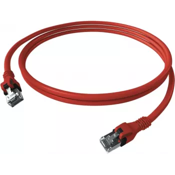 EasyLan saCon DualBoot patchkabel S/FTP röd 1,0 m Cat.6A