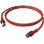 EasyLan CPP1ORARAR0020 DualBoot Push-patchkabel Cat.6A skärmad röd 2,0 m