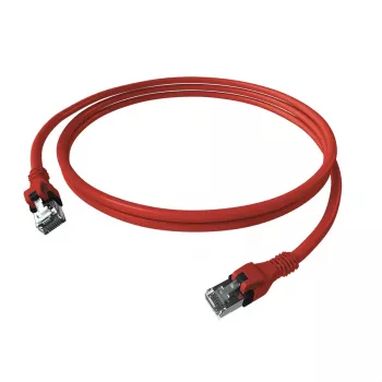 EasyLan saCon DualBoot patchkabel S/FTP röd 5,00 m Cat.6A