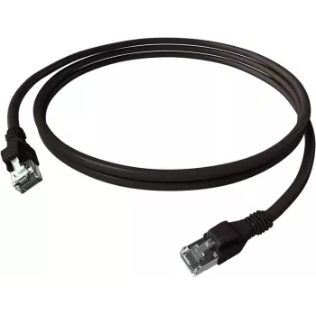 EASYLAN saCon DualBoot patchkabel S/FTP Cat.6A svart 10 m