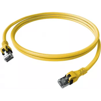 EasyLan saCon DualBoot patchkabel S/FTP gul 3,00 m Cat.6A