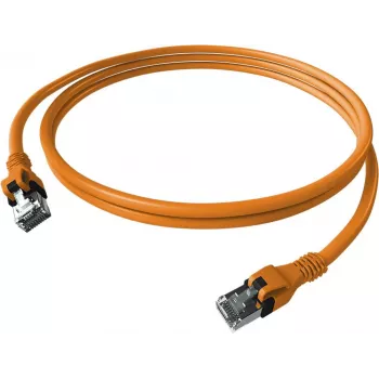 EasyLan saCon DualBoot patchkabel S/FTP orange 5,00 m Cat.6A