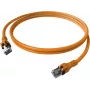 EasyLan DualBoot Push patchkabel Cat.6A S/FTP orange 7,5 m