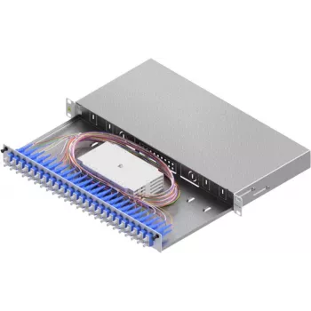EASYLAN LSB1C225 fiberoptisk skarvlåda Basic 1U 24x SC-duplex OS2 utdragbar