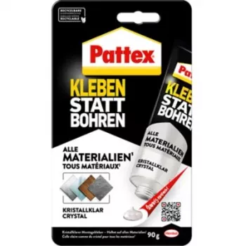 Pattex universalklister borra överflödigt Crystal Clear PKBC1 90 g