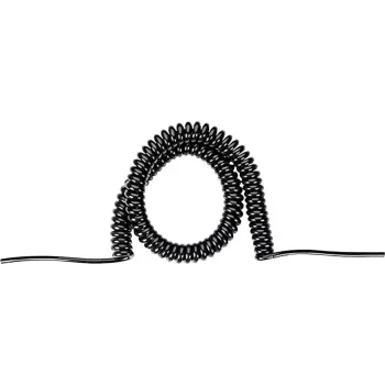 Bachmann spiralkabel H05VV-F 3G1,5 svart slät skuren – kabel