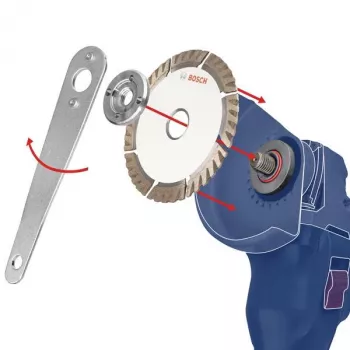 BOSCH kapskiva för rostfritt och metall, Ø 125 mm, 100 st i hink (hål 22,23 mm, A 60 T BF)