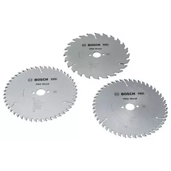 BOSCH POWERTOOLS PRO träcirkelsågblad 160 mm (3-pack förmån)