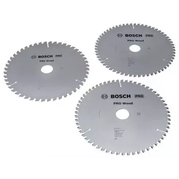 BOSCH POWERTOOLS PRO Wood cirkelsågblad 216 mm (3-pack kampanj)