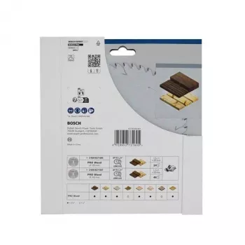 BOSCH POWERTOOLS PRO Wood batteridrivet cirkelsågblad 165 mm (2-pack kampanj)