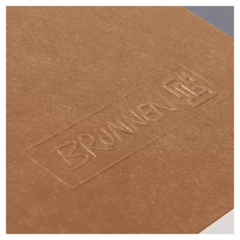 BRUNNEN FACT!plus anteckningsbok A4 rutad 96 blad brun 104347270