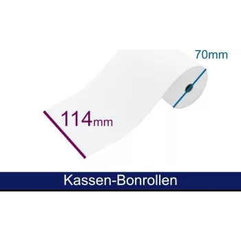 ARTDEV kassarulle - standardpapper HF 114 70 12 B/D/K ca 48 m