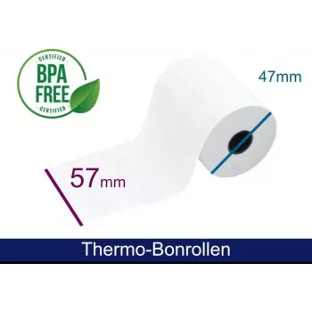 ARTDEV termorulle 57x47x12 mm 25 m 48 g/m² med förtryckt autogirotext