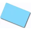ARTDEV Blank PVC-kort – 86 x 54 mm 30 mil 0,76 mm ljusblå
