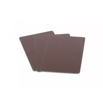 ARTDEV Plastkort - 86 x 54 mm 30 mil 0,76 mm blankt - brunt