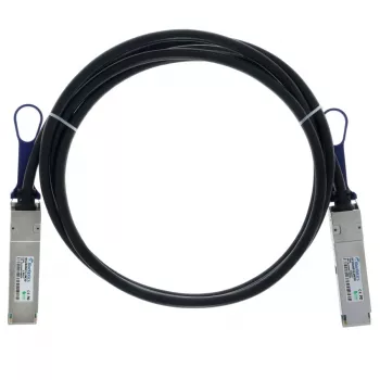 BlueOptics Ruckus 100G-Q28-Q28-C-0201-kompatibel BlueLAN DAC QSFP28 passiv kopparkabel 2m (6,56ft) 30 AWG