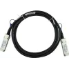 BlueOptics BlueLAN 00MP516-BL-kompatibel passiv DAC QSFP28-kabel 0,5 m svart