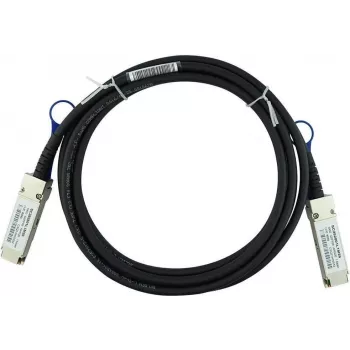 BlueOptics-kompatibel Amphenol NDAAFF-0008 BlueLAN SC282801L3M26 QSFP28 Direct Attach-kabel, 100GBASE-CR4, Infiniband EDR, 26AWG, 3 meter (NDAAFF-0008-BL)