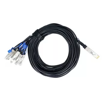 BlueOptics Dell EMC kompatibel BlueLAN DAC 200GBASE-CR8 QSFP-DD till 8x SFP28 breakout-kabel 3 m