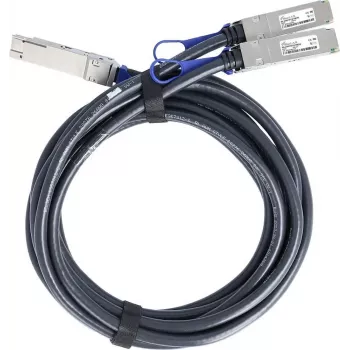 BlueLAN NVIDIA kompatibel 400G QSFP-DD Breakout DAC-kabel 1m passiv koppar 400GBASE-CR8 till 2x200GBASE-CR4 QSFP56
