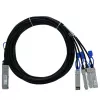 BlueOptics D-Link DEM-CB100Q28-4S28-50CM kompatibel BlueLAN passiv Direct Attach Breakout-kabel, QSFP28 till 4x SFP28, 100GBASE-CR4, 0,5 meter