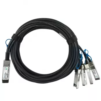 BlueOptics Dell 2CGD4 BlueLAN SC282701L0.5M26 passiv 100GBASE-CR4 QSFP28 till 4x25GBASE-CR SFP28 Direct Attach Breakout-kabel, 0,5 m