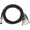 BlueOptics NVIDIA MCP7904-X003A BlueLAN passiv 40GBASE-CR4 QSFP till 4x10GBASE-CR SFP+ Direct Attach Breakout-kabel, 3 meter
