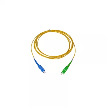 BlueOptics simplex fiberoptisk patchkabel SC-UPC/SC-APC singlemod OS2 9/125µm 50m LSZH blå/grön