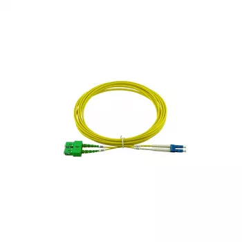 BlueOptics Duplex fiberoptisk patchkabel LC/UPC-SC/APC singlemode OS2 1 m LSZH
