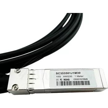 BlueOptics kompatibel Cisco ONS-SC+-10G-CU5 BlueLAN 10GBASE-CR passiv SFP+ Direct Attach-kabel, 5 m, AWG24