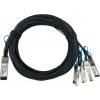 Kompatibel Extreme Networks 25GB-4-C02-QSFP28M BlueLAN passiv 100GBASE-CR4 QSFP28 till 4x25GBASE-CR SFP28 Direct Attach Breakout-kabel, 2 m, AWG26 (25GB-4-C02-QSFP28-BL)