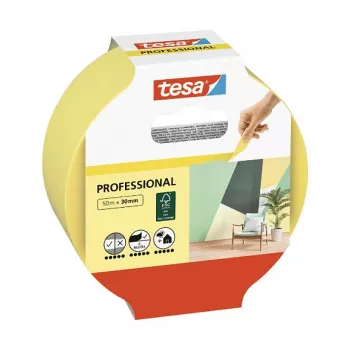 Tesa Professional målartejp gul 50 m x 30 mm 1 rulle