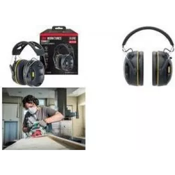 3M WorkTunes Connect 90563E hörselskydd med Bluetooth, svart/gul