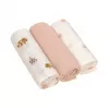 Lassig muslin-filt set om 3 85x85cm Little Mateys Spicy Orange