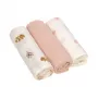 Lassig muslin-filt set om 3 85x85cm Little Mateys Spicy Orange