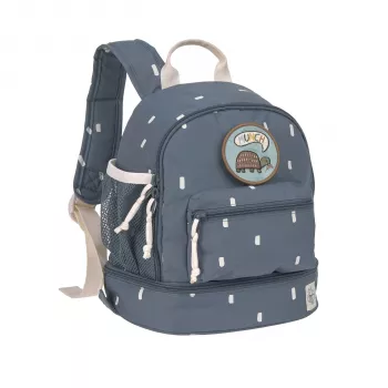 Lassig miniryggsäck Happy Prints navy