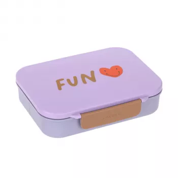 Lassig Bento 12100157012 Little Gang Heart Purple matlåda
