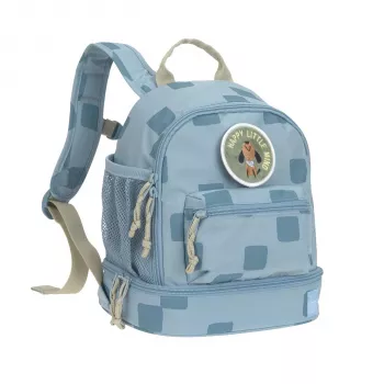 Lassig Mini ryggsäck Pattern Party Blue