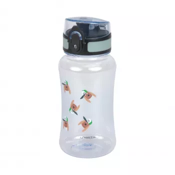 LASSIG Tritan dricksflaska 420 ml Tiny Team Dog Mint/blå