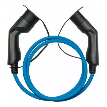 KABELMEISTER Mode 3 EV-laddkabel, Typ 2 kontakt till uttag, 3-fas, 16A, 11kW, blå, 7,5m