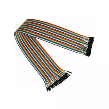 Kabelmeister jumper wire 40-pin, separerbara trådar för Arduino, Raspberry Pi m.fl., female till female, 20 cm
