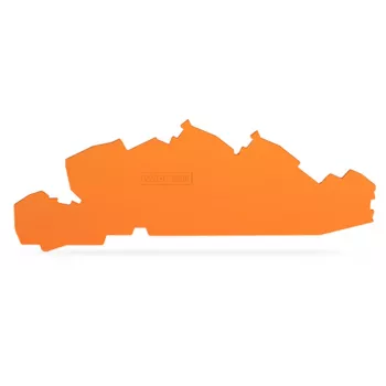 WAGO änd- och mellanplatta 2205-7692 1 mm tjock orange