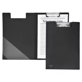 FolderSys Clipboard Portfolio A4 svart PVC