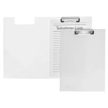 Foldersys transparent skrivplattemapp A4 PVC