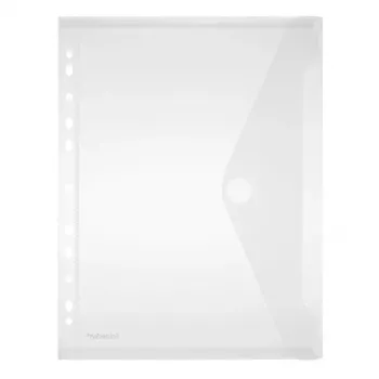 FolderSys hålade plastfickor 40106-04 DIN A4 transparent 10 st/förpackning