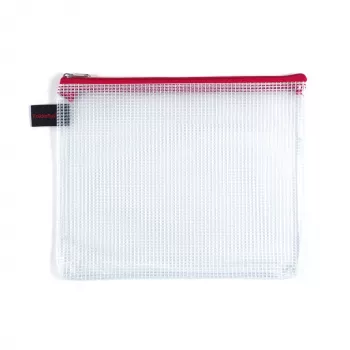 Foldersys B6 zippåse transparent PVC dokumentpåse